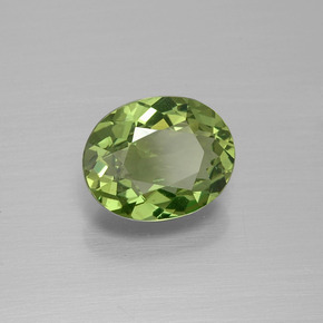 Apatite Vert chaud naturelle Coupe ovale, 1.88 ct, VS