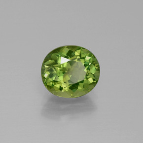 Apatite Vert naturelle Coupe ovale, 1.80 ct, VS