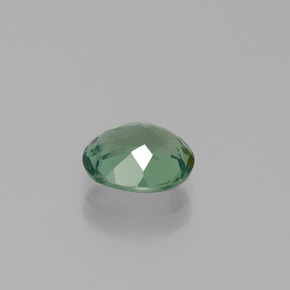 Apatite vert naturelle coupe ovale, 1,64 ct, VVS-VS