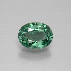 Apatite Vert naturelle Coupe ovale, 1.37 ct, VS