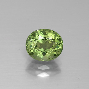 Apatite Vert naturelle Coupe ovale, 1.26 ct, VS