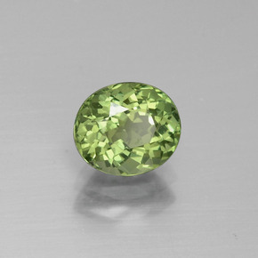 Apatite Vert naturelle Coupe ovale, 1.26 ct, VS