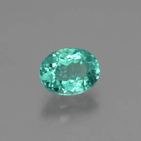 Apatite Vert naturelle Coupe ovale, 1.47 ct, VS