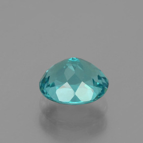 Apatite vert naturelle coupe ovale, 1,37 ct, VS