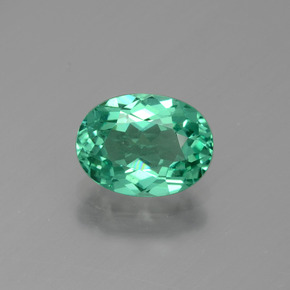 Apatite Vert naturelle Coupe ovale, 1.47 ct, VVS-VS