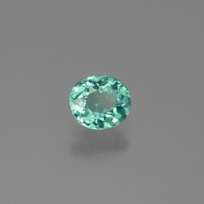 Apatite Vert naturelle Coupe ovale, 0.46 ct, VS