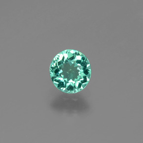 Apatite Vert naturelle Coupe roude, 0.57 ct, VVS-VS