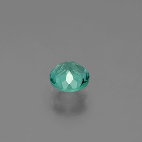 Apatite Vert naturelle Coupe roude, 0.57 ct, VVS-VS