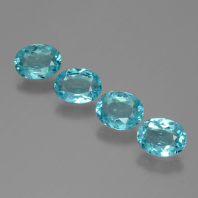 Achetez naturel ct bleue apatite gems, coupe ovale, en provenance madagascar chez gemselect. en stock, livraison internationale!