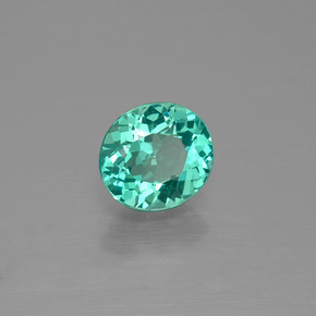 Apatite Vert naturelle Coupe ovale, 1.10 ct, VVS-VS