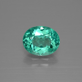 Apatite Vert naturelle Coupe ovale, 1.98 ct, VS