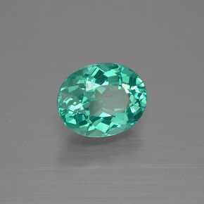 Apatite Vert naturelle Coupe ovale, 1.98 ct, VS