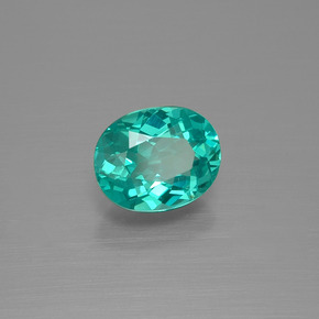 Apatite Vert naturelle Coupe ovale, 1.74 ct, VVS