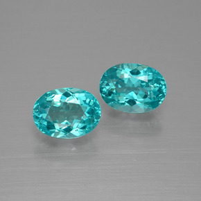 Achetez naturel ct Bleu vert Apatite gems, Coupe ovale, En provenance Madagascar chez GemSelect. En stock, livraison internationale!