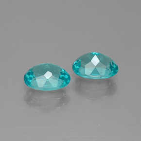 Achetez naturel ct Bleu vert Apatite gems, Coupe ovale, En provenance Madagascar chez GemSelect. En stock, livraison internationale!