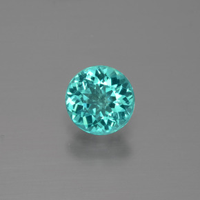 Apatite Bleu vert naturelle Coupe roude, 0.88 ct, VS