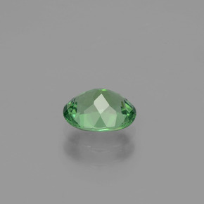 Apatite vert naturelle coupe ovale, 0,95 ct, VVS-VS