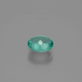Apatite Vert naturelle Coupe ovale, 0.68 ct, VS