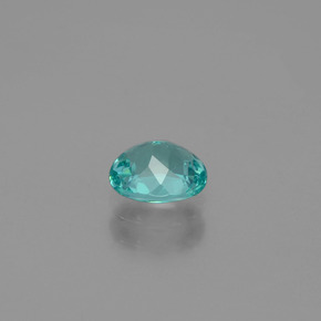 Apatite bleue naturelle coupe ovale, 0,70 ct, VS
