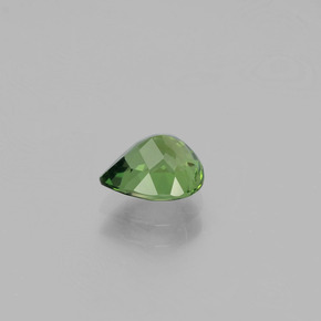 Apatite vert naturelle en forme de poire, 1,09 ct, VVS