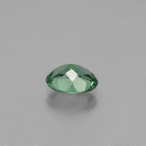 Apatite vert naturelle coupe ovale, 1,18 ct, VVS-VS