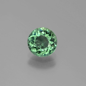 Apatite Bleu vert naturelle Coupe roude, 0.88 ct, VVS-VS