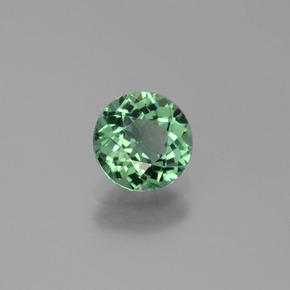 Apatite Bleu vert naturelle Coupe roude, 0.88 ct, VVS-VS