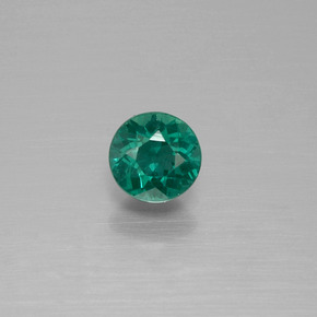 Apatite Bleu vert naturelle Coupe roude, 0.54 ct, VS
