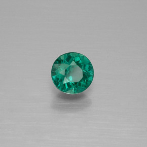 Apatite Bleu vert naturelle Coupe roude, 0.54 ct, VS