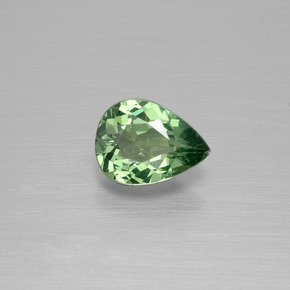 Apatite Bleu vert naturelle En forme de poire, 0.66 ct, VVS-VS