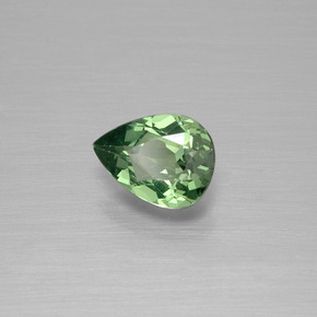 Apatite Bleu vert naturelle En forme de poire, 0.66 ct, VVS-VS