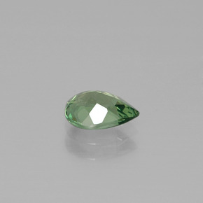 Apatite Bleu vert naturelle En forme de poire, 0.66 ct, VVS-VS