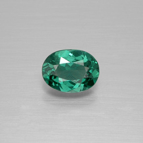 Apatite Bleu vert naturelle Coupe ovale, 0.76 ct, VS