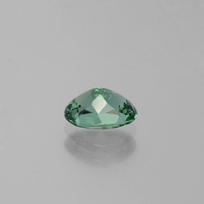 Apatite vert naturelle coupe ovale, 0,82 ct, VVS-VS