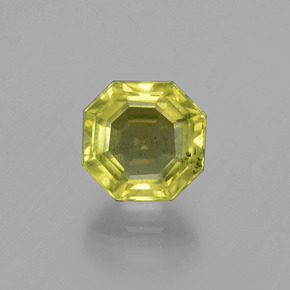 Apatite vert naturelle taille émeraude, 2,71 ct, VS