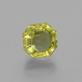 Apatite vert naturelle taille émeraude, 2,71 ct, VS