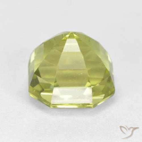 Apatite Jaune clair naturelle Octogone / coupe Émeraude, 3.03 ct, VS
