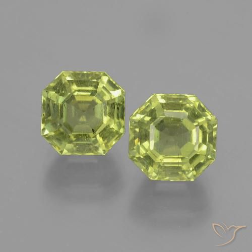 7.45ctw Naturel Vert forêt chaud Apatite, Taille émeraude, VS
