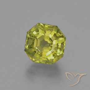 Apatite Vert clair naturelle Octogone / coupe Émeraude, 4.51 ct, VS-SI