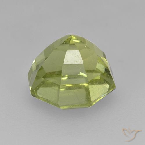 Apatite Jaune moyen naturelle Octogone / coupe Émeraude, 3.24 ct, VS
