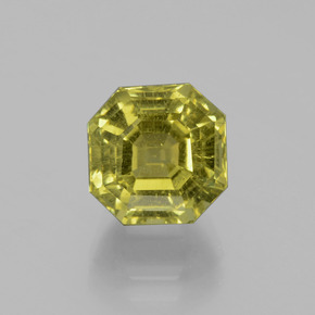 Apatite vert naturelle taille émeraude, 5,11 ct, VS-SI