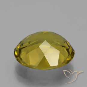 Apatite Jaune foncé naturelle ovale, 10.00 ct, VS