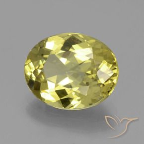 Apatite Jaune ananas naturelle ovale, 4.67 ct, VS