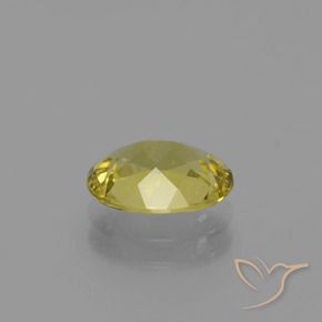 Apatite Jaune moyen naturelle ovale, 1.46 ct, VS