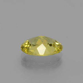 Apatite jaune naturelle coupe ovale, 1,80 ct, VS