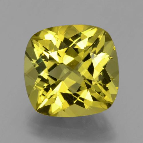 Apatite Jaune moyen naturelle Coupe coussin, 7.83 ct, VS