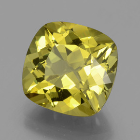 Apatite Jaune moyen naturelle Coupe coussin, 7.83 ct, VS