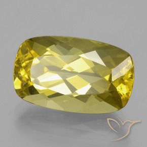 Apatite Jaune brunâtre naturelle Coussin, 9.99 ct, VVS-VS