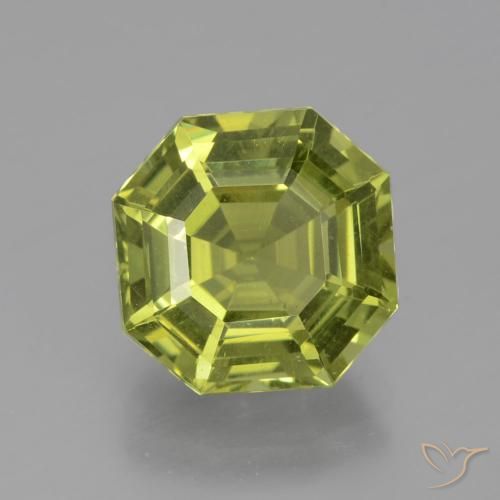5.01ct Naturel Medium Light Green Apatite, Taille émeraude, VS