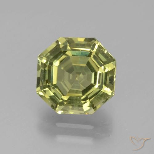 2.43ct Naturel Jaune moyen Apatite, Taille émeraude, VVS-VS
